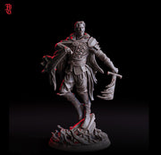 Fighter Eldritch Knight, Duelist PC / NPC Unpainted Mini | 28mm, 32mm,54mm75mm,100mm Scales | D&D 5e Pathfinder Figurine | Flesh of Gods - Only-Games