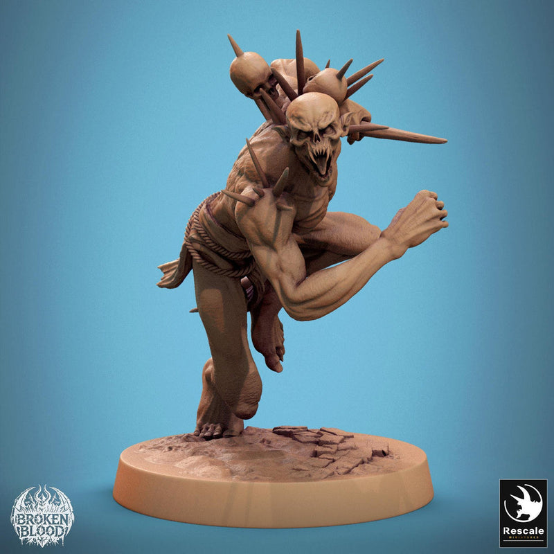 Ghoul Ghasts Undead Monster | Unpainted miniature DnD | 28mm, 32mm, 54mm, 75mm,100mm | Pathfinder | Rescale Miniatures - Only-Games