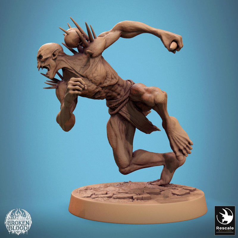 Ghoul Ghasts Undead Monster | Unpainted miniature DnD | 28mm, 32mm, 54mm, 75mm,100mm | Pathfinder | Rescale Miniatures - Only-Games