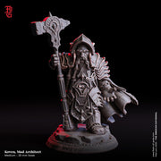 Dwarf Cleric, Paladin, Fighter PC NPC | 28mm,32mm,54mm,75mm,100mm Scale Resin Miniature | Dungeons and Dragons D&D Pathfinder |Flesh of Gods - Only-Games