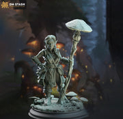 Female Halfling, Druid Wizard, Gnome PC NPC | Resin Miniature | Dungeons & Dragons 5e | 28mm,32mm.54mm,75mm, 100mm Scales | RPG Pathfinder - Only-Games