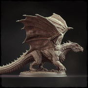 Chromatic Black Dragon (4 sizes) D&D  Miniature |  250mm Long,  200mm Wing Span | Resin Dragon Statue | Figurine | Dungeons and Dragons 5e - Only-Games