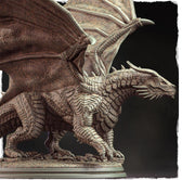 Chromatic Black Dragon (4 sizes) D&D  Miniature |  250mm Long,  200mm Wing Span | Resin Dragon Statue | Figurine | Dungeons and Dragons 5e - Only-Games
