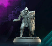 Sci-Fi Miniature Soldier Army Veteran | 28mm,32mm, 54mm, 75mm,100mm Scales | Resin Mini | - Only-Games