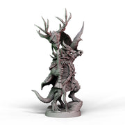 Dragonborn Druid, Wizard, PaintedorNot Original Design Unpainted Mini | 28mm,32mm, 54mm,75mm, 100mm Scales | Dungeons & Dragons | Pathfinder - Only-Games