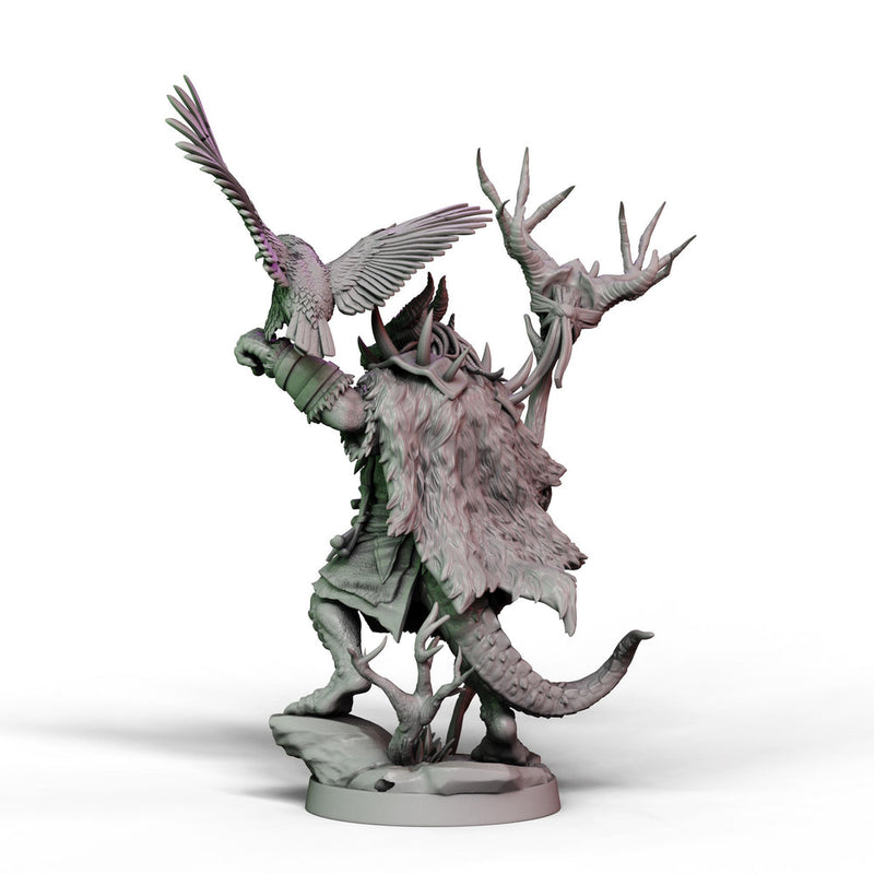 Dragonkin Druid Miniature STL | Digital Download - Only-Games