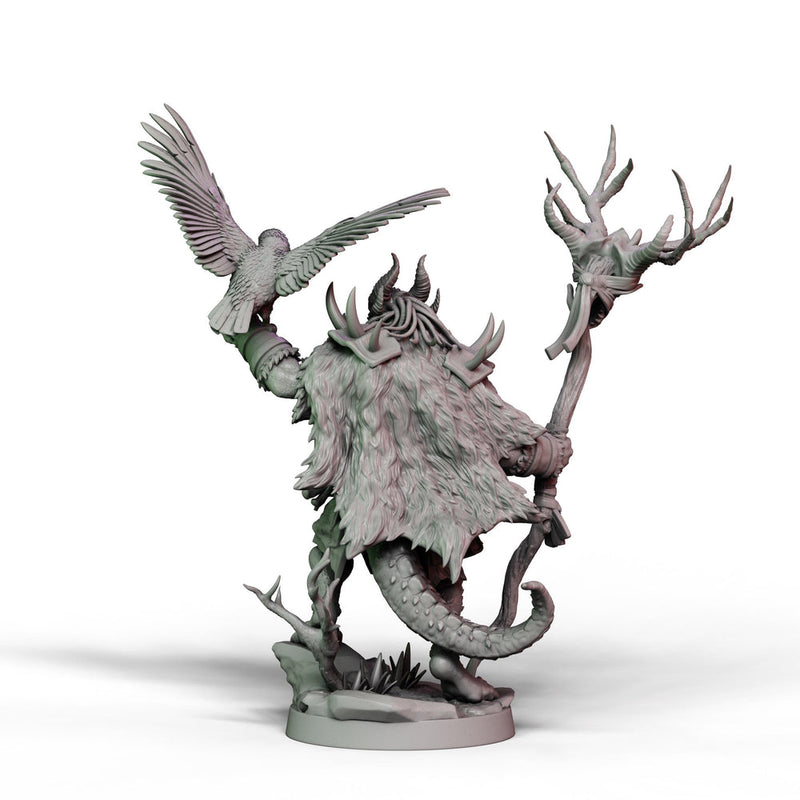 Dragonkin Druid Miniature STL | Digital Download - Only-Games