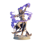 Female Mage Miniature STL | Sorceress | Digital Download - Only-Games