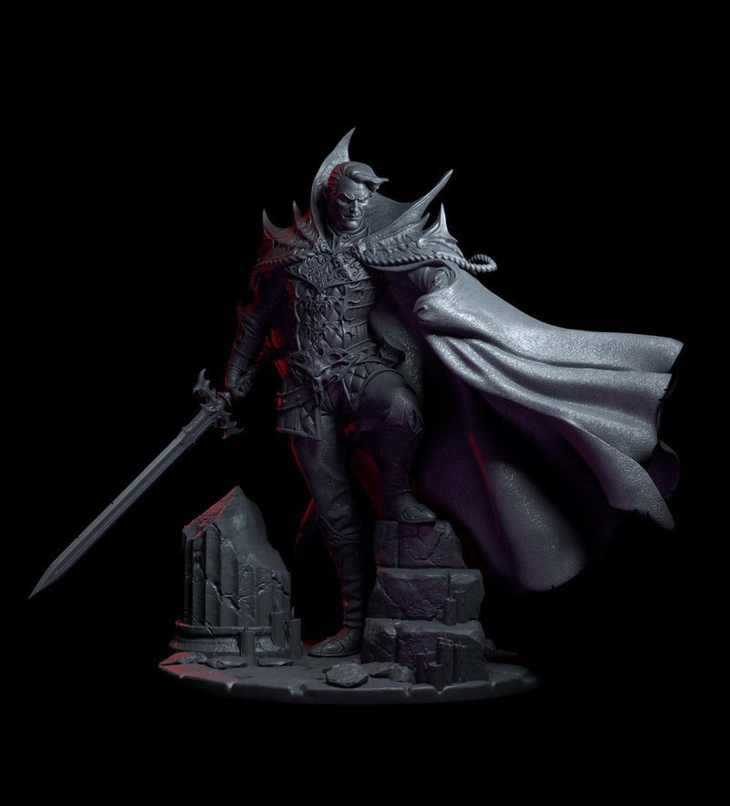 Vampire Lord Miniature | Undead Noble | Resin RPG Figure - Only-Games