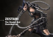 Human Female Fighter, Monk Spike Chain Weapon PC / NPC Unpainted D&D 5e | 28mm,32mm,54mm,75mm,100mm | Pathfinder| - Only-Games