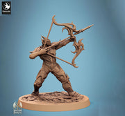 Human Paladin, Fighter Helm or No Helm, Bow PC / NPC, DnD 5e Unpainted Mini| 28mm, 32mm,54mm,75mm,100mm Scales |Dungeons & Dragons - Only-Games