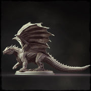 Chromatic Black Dragon (4 sizes) D&D  Miniature |  250mm Long,  200mm Wing Span | Resin Dragon Statue | Figurine | Dungeons and Dragons 5e - Only-Games
