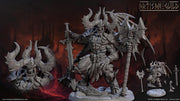 Greater Devil - Archdevil Moloch Resin Miniature| Medium 40mm, Large 50mm, Huge 75mm (BASE Sizes) |  Nine Hells | Demon | Dungeons & Dragons - Only-Games