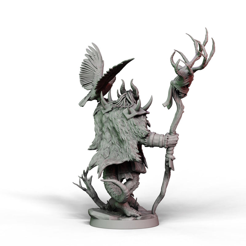 Dragonkin Druid Miniature STL | Digital Download - Only-Games