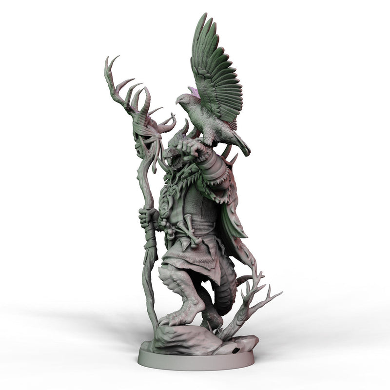 Dragonkin Druid Miniature STL | Digital Download - Only-Games