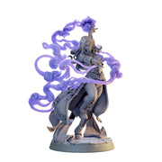 Female Mage Miniature STL | Sorceress | Digital Download - Only-Games