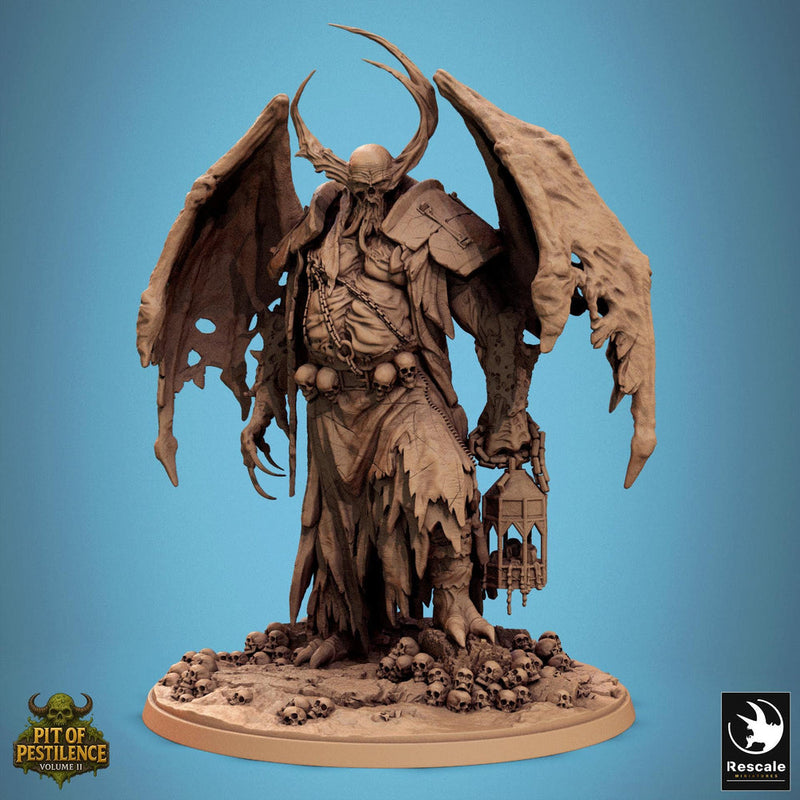Demon Prince, Flesh Golem Abomination Pestilence  (4 sizes) | 110mm Tall Proxy size | Large, Huge, Gargantuan D&D scale | Daemon Wargames  | - Only-Games