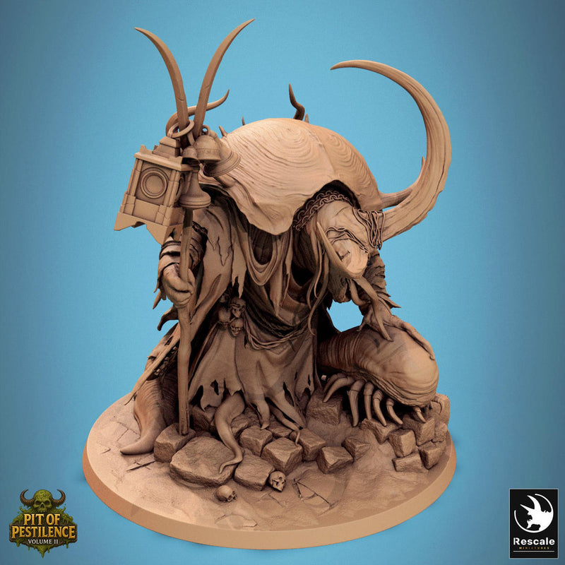 Demon Prince, Flesh Golem Bringer of Pestilence  (4 sizes) | 130mm Base Proxy size | Large, Huge, Gargantuan D&D scale | Daemon Wargames  | - Only-Games