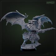 Dragonborn Paladin, Ranger, Fighter, Wings Sword  | 28mm,32mm,54mm, 75mm, 100mm Scale Resin Miniature | Dungeons & Dragons DnD 5e Pathfinder - Only-Games