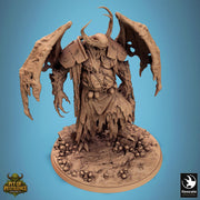 Demon Prince, Flesh Golem Abomination Pestilence  (4 sizes) | 110mm Tall Proxy size | Large, Huge, Gargantuan D&D scale | Daemon Wargames  | - Only-Games