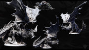 Eldar Legendary Chromatic Blue Dragon (4 sizes) D&D Unpainted Miniature | 230mm Height | Resin Figurine | Dungeons and Dragons 5e Pathfinder - Only-Games