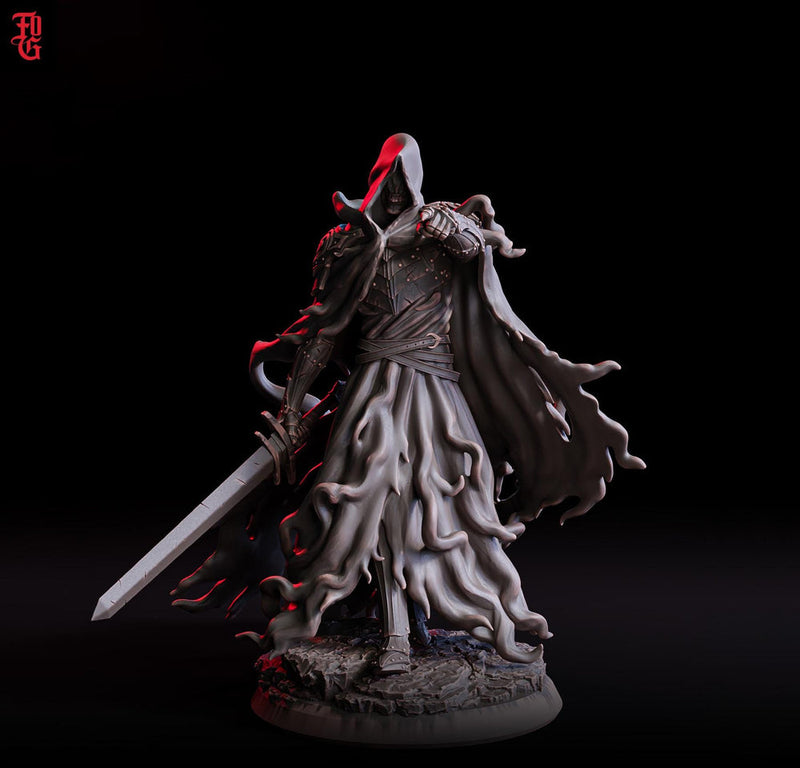 Wraith Undead, Demon Fiend, Resin Miniature | 28mm, 32mm,54mm, 75mm,100mm Scale  | Dungeons and Dragons D&D 5e Pathfinder | Flesh of Gods - Only-Games