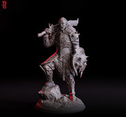 Orc Fighter Barbarian Armor Sword n Shield, Half-Orc | Scales: 28mm,32mm ,54mm,75mm,100mm  Megaboss | Dungeons & Dragons 5e | Pathfinder - Only-Games