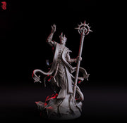 Undead Lich, Arch-Lich, Undead Cleric, Monster Miniature | 28mm,32mm,54mm,75mm,100mm Scales | Dungeons & Dragons Pathfinder | Flesh of Gods - Only-Games
