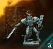 Sci-Fi Heavy Hallowed Sisters Engine Miniature | 32mm, 40mm, 50mm, 65mm 80mm BASE SIZES | Resin Unpainted | Sci-fi Archvillain Games - Only-Games