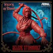 Human Female Fighter, Ranger, Monster Hunter PC NPC Miniature | 28mm,32mm,54mm,75mm,100mm Scales | Dungeons and Dragons | Pathfinder | - Only-Games