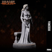 Human Female Sorcerer Mystic Wizard PC NPC Miniature | 28mm,32mm,54mm,75mm,100mm Scales | Dungeons and Dragons | Pathfinder | - Only-Games