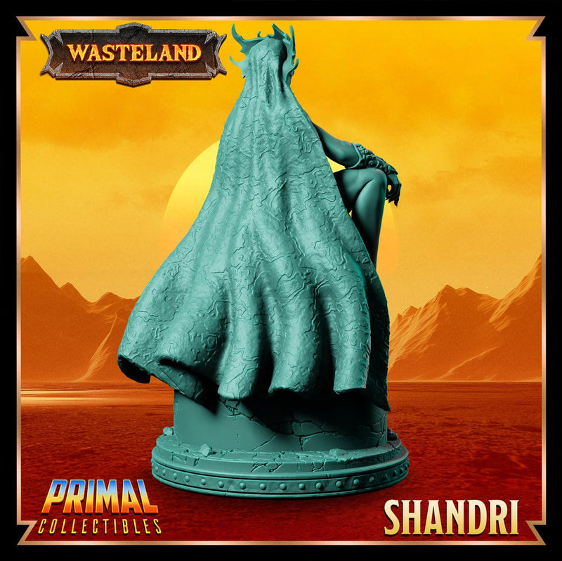 Human Female Sorcerer Queen, Wizard, Warlock PC NPC Unpainted Mini | 28mm,32mm,54mm,75mm,100mm Scales | Dungeons and Dragons | Pathfinder | - Only-Games