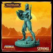Human Female Fighter, Gladiator, Barbarian, PC / NPC Unpainted D&D 5e | 28mm,32mm,54mm,75mm,100mm Scales Dungeons and Dragons | Pathfinder - Only-Games