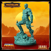 Barbarian with Dual War Picks | 28mm,32mm,54mm,75mm, 100mm Scale | Resin figurine Statue Miniature | Dungeons & Dragons 5e | - Only-Games