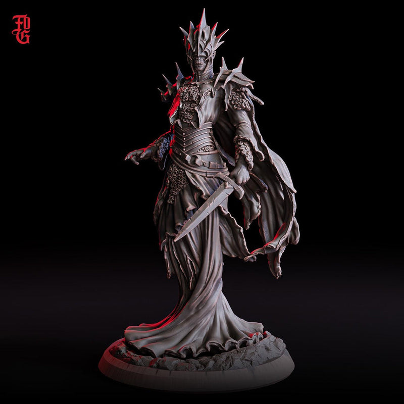 Wraith Undead, Demon Fiend, Resin Miniature | 28mm, 32mm,54mm, 75mm,100mm Scale  | Dungeons and Dragons D&D 5e Pathfinder | Flesh of Gods - Only-Games