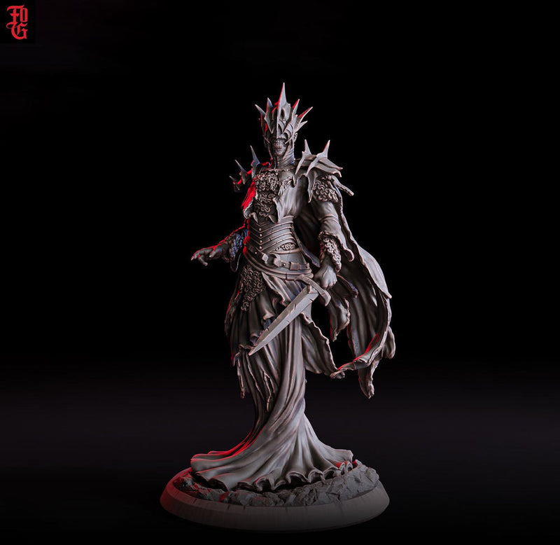 Wraith Undead, Demon Fiend, Resin Miniature | 28mm, 32mm,54mm, 75mm,100mm Scale  | Dungeons and Dragons D&D 5e Pathfinder | Flesh of Gods - Only-Games