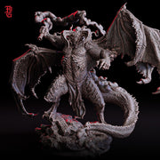 Bolrog Demon Devil Lord Pit Fiend (4 sizes) |  254mm Tall to top - Boss Monster Mini - Minis - D&D 5e - Pathfinder Figurine | Flesh of Gods - Only-Games