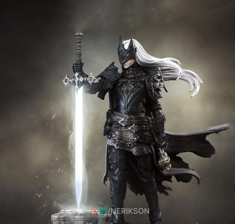 Human Female Paladin, Fighter, Death Domain Cleric PC / NPC Unpainted D&D 5e | 28mm,32mm,54mm,75mm,100mm Scales | Pathfinder| Nerikson - Only-Games