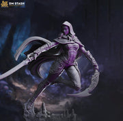 Human Female Assassin, Rogue, Thief PC NPC Unpainted Mini | 28mm, 32mm,54mm,75mm, 100mm Scale Resin Mini | D&D 5e Pathfinder - Only-Games