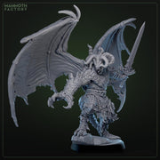 Dragonborn Paladin, Ranger, Fighter, Wings Sword  | 28mm,32mm,54mm, 75mm, 100mm Scale Resin Miniature | Dungeons & Dragons DnD 5e Pathfinder - Only-Games