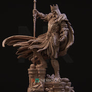 Death Knight Undead Lich Monster Unpainted Miniature | 28mm, 32mm, 54mm,75mm, 100mm Scales | Dungeons & Dragons Pathfinder | NERIKSON - Only-Games