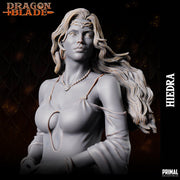 Human Female Sorcerer Mystic Wizard PC NPC Miniature | 28mm,32mm,54mm,75mm,100mm Scales | Dungeons and Dragons | Pathfinder | - Only-Games