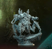 Sci-Fi Heavy Machine with Rotting Flesh,Death Demon Mini | 32mm, 40mm, 50mm, 60mm 80mm BASE SIZES | Resin Unpainted | Sci-fi - Only-Games