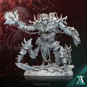 Sci-Fi  Chaos Daemon Prince Mech Miniature | 50mm, 65mm, 80mm, 130mm BASE SIZES | Resin Unpainted | - Only-Games