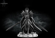 Death Knight, Oathbreaker Paladin Two Swords PC NPC | 28mm,32mm,54mm, 75mm, 100mm Scales| Dungeons & Dragons| Pathfinder | - Only-Games