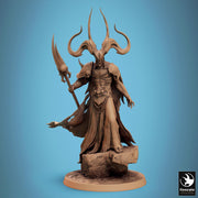 Greater Devil -Horned Devil, Herald Daemon Lord | 4 sizes: 40mm,50mm,60mm,75mm Base | Out of the Abyss |Dungeons & Dragons 5e | TPG Wargames - Only-Games