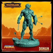 Legendary Barbarian with Sword and Shield | 28mm,32mm,54mm,75mm, 100mm Scale | Resin figurine Statue Miniature | Dungeons & Dragons 5e | - Only-Games