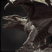 Chromatic Great Wyrm Dragon (4 sizes) D&D  Miniature | 215mm Long, 200mm Wing Span | Resin Dragon Statue Figurine | Dungeons and Dragons 5e - Only-Games