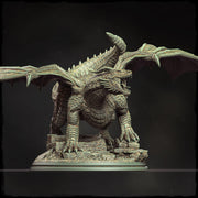 Chromatic Great Wyrm Dragon (4 sizes) D&D  Miniature | 215mm Long, 200mm Wing Span | Resin Dragon Statue Figurine | Dungeons and Dragons 5e - Only-Games