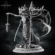 Undead Banshee Queen, Wraith Unpainted | 28mm, 32mm,54mm, 75mm ,100mm Scale Resin Miniature | Dungeons and Dragons 5e | Pathfinder - Only-Games